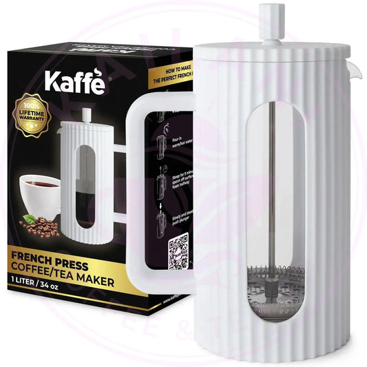 Glass French Press 800ml - Classic Brewing Perfection | KF1114 - Kailani Coffee & Tea Co.