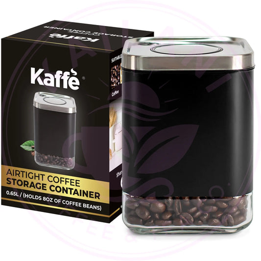 8oz Square Glass Storage Container, KF3020S Kaffe Products