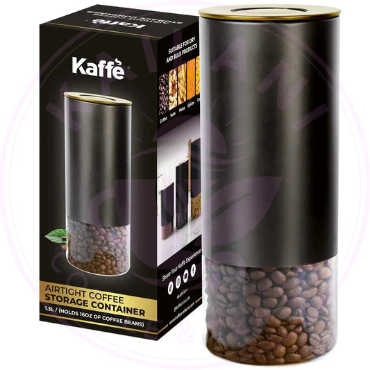 Glass Storage Container | 16oz Round Coffee Keeper - Kailani Coffee & Tea Co.