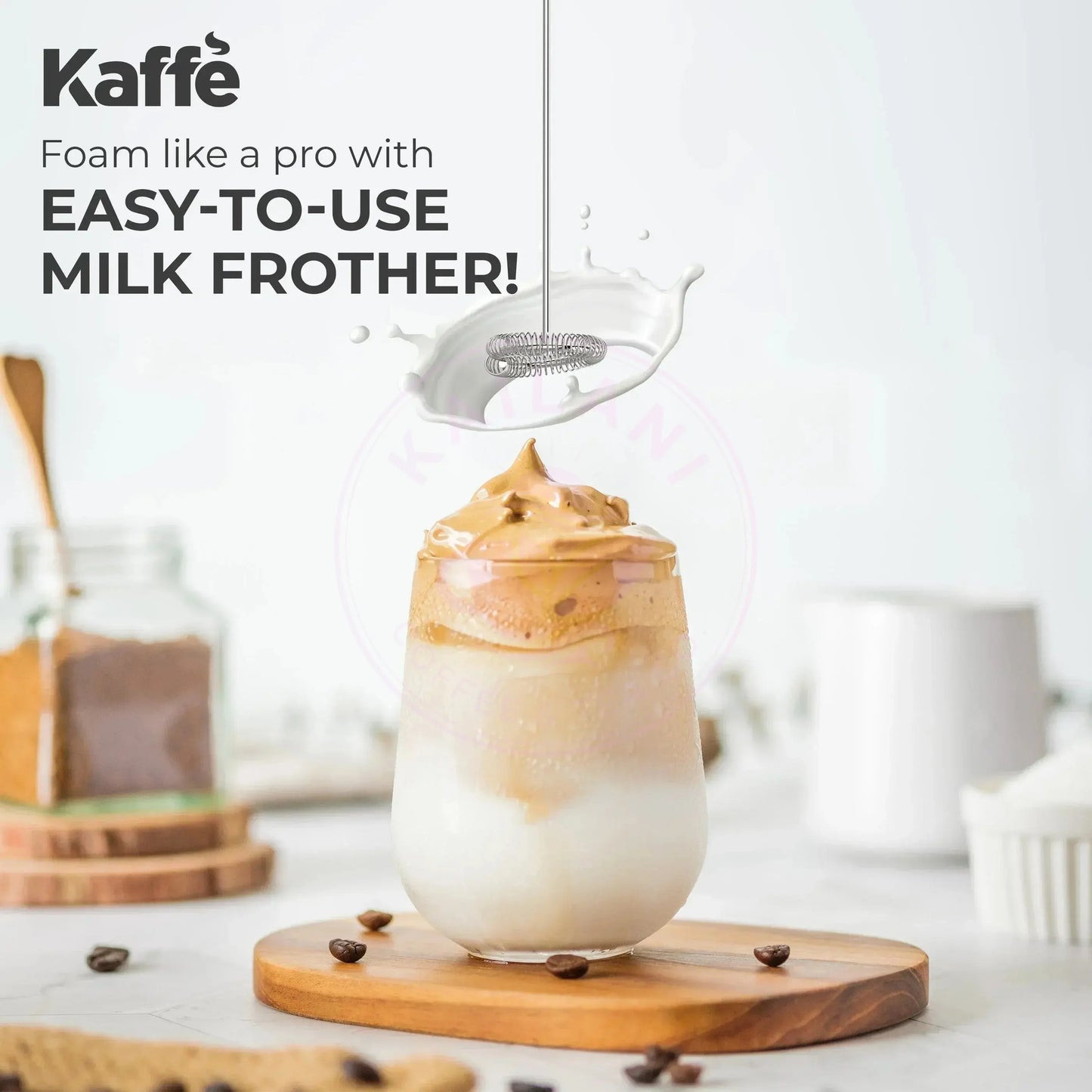 Handheld Milk Frother - Whip Up Café Foam in Seconds | KF6020NS - Kailani Coffee & Tea Co.