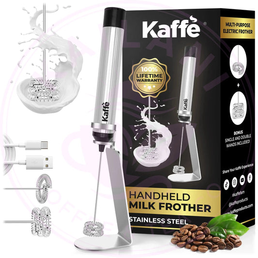 Handheld Milk Frother (USB Rechargeable), KF6022 Kaffe Products