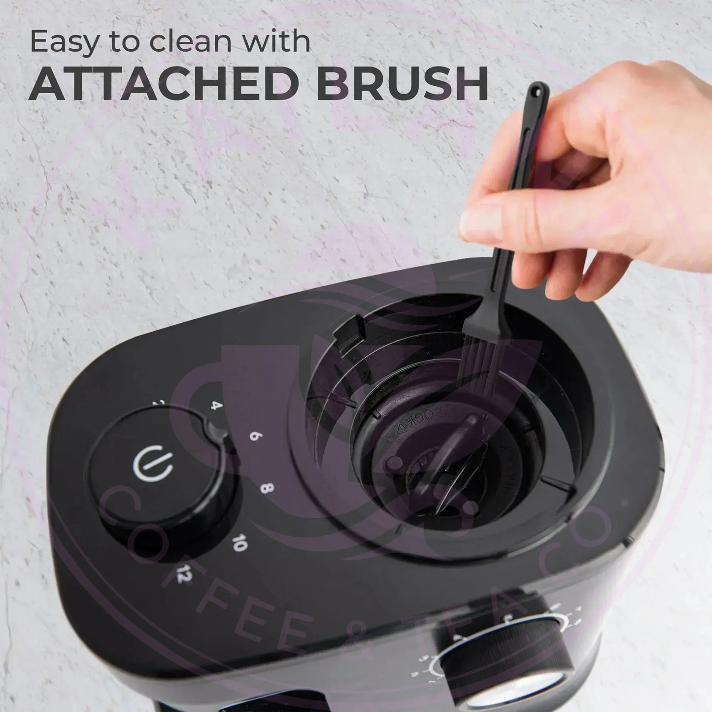 Burr Coffee Grinder - 10 Settings | KF8061 - Kailani Coffee & Tea Co.