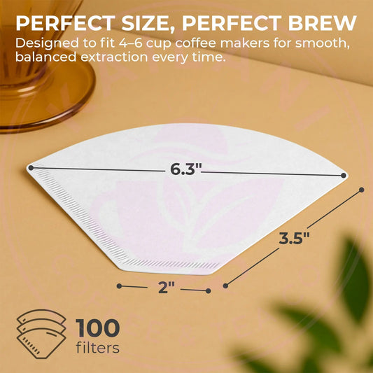 Organic Premium Coffee Filters #2, KFCF02W