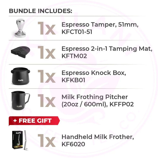 Ultimate Espresso Bundle, 51mm Kaffe Products