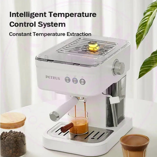 Petrus PE2170 Espresso Machine - 20 Bar & Steam Wand