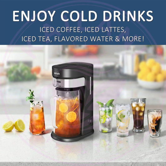 Iced Coffee & Tea Maker - Wirsh 85 oz Pitcher