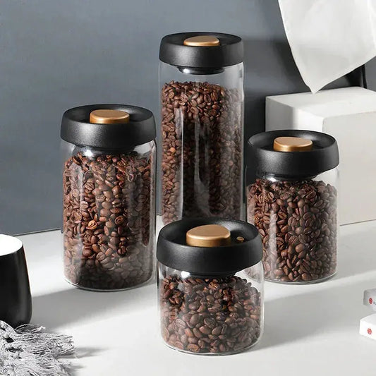 Vacuum Sealed Coffee Storage Jars | Airtight Canister Set - Kailani Coffee & Tea Co.
