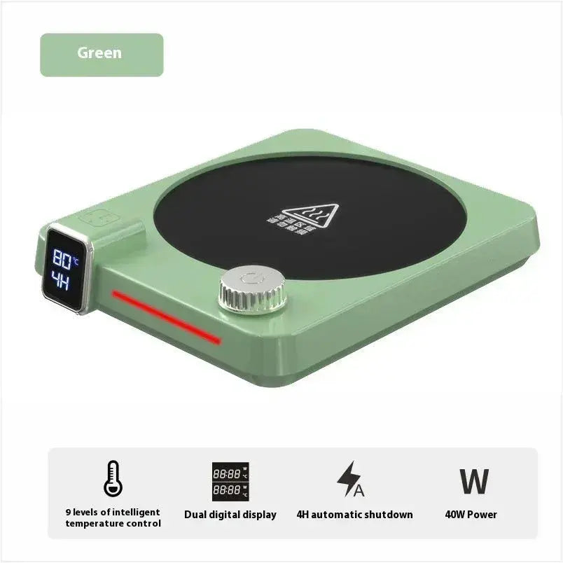 Smart Coffee Cup Warmer - Heating Coaster with Auto Timer - Kailani Coffee & Tea Co.