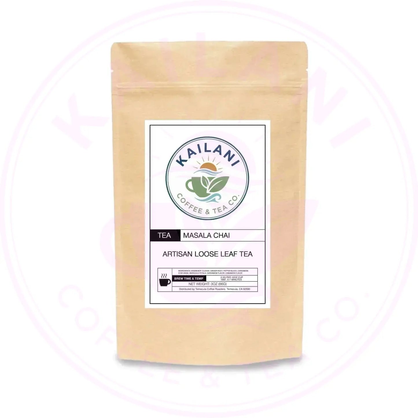 Masala Chai - Authentic Indian Tea - Kailani Coffee & Tea Co.