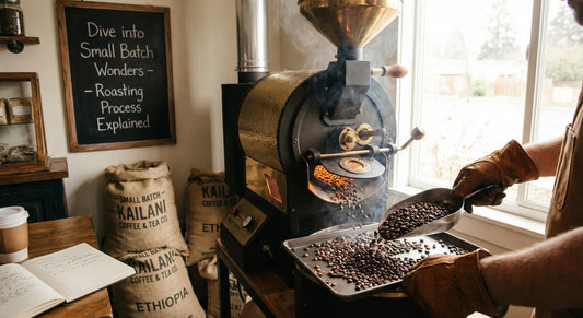Dive into Small Batch Wonders: Roasting Process Explained - Kailani Coffee & Tea Co.