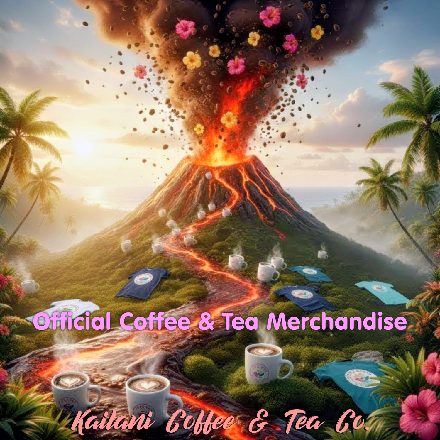 Official Coffee & Tea Merchandise - Mugs, Clothing & Bags - Kailani Coffee & Tea Co.
