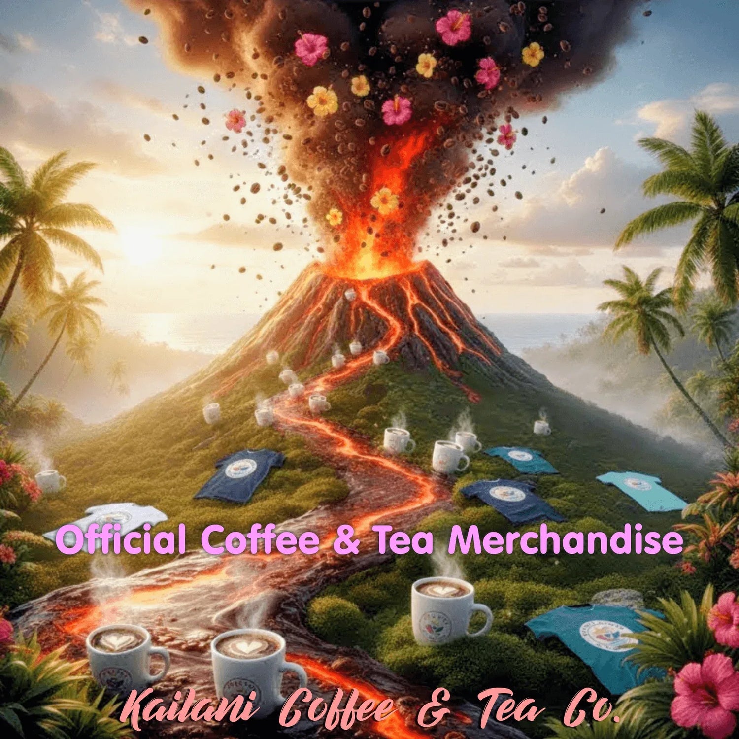 Official Coffee & Tea Merchandise - Mugs, Clothing & Bags - Kailani Coffee & Tea Co.