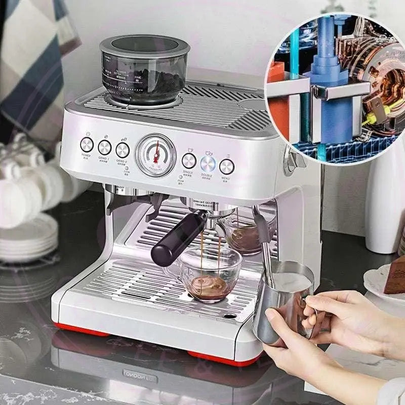 Household Small Semi-automatic Coffee Machine Royalessencelux