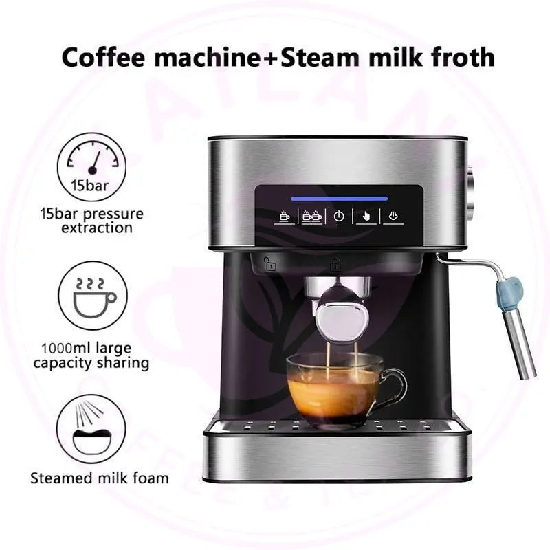 Home Smart Home Espresso Machine Steam Milk Frother All-in-one Royalessencelux