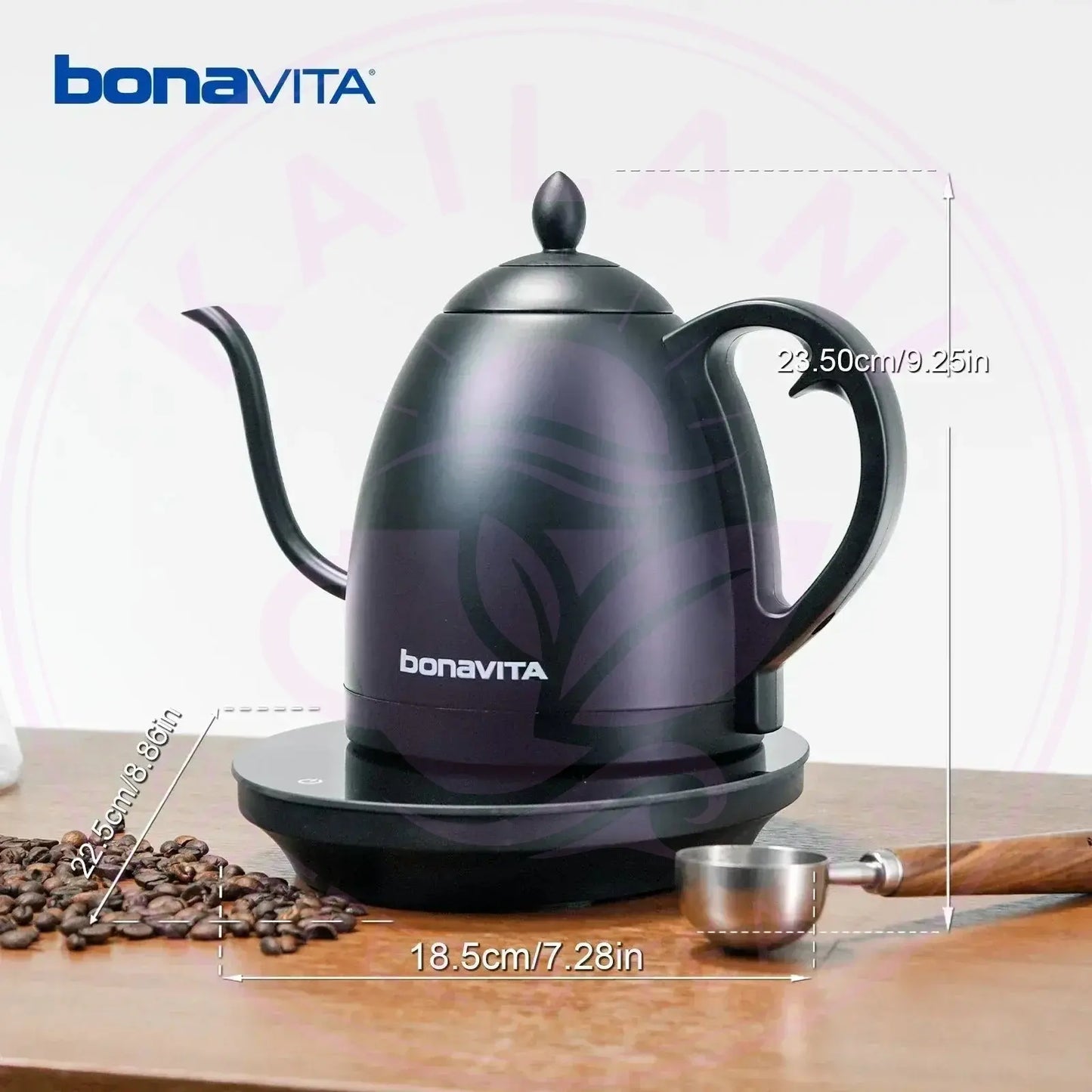 Bonavita Cosmopolitan 1.0L Gooseneck Electric Kettle - Kailani Coffee & Tea Co.