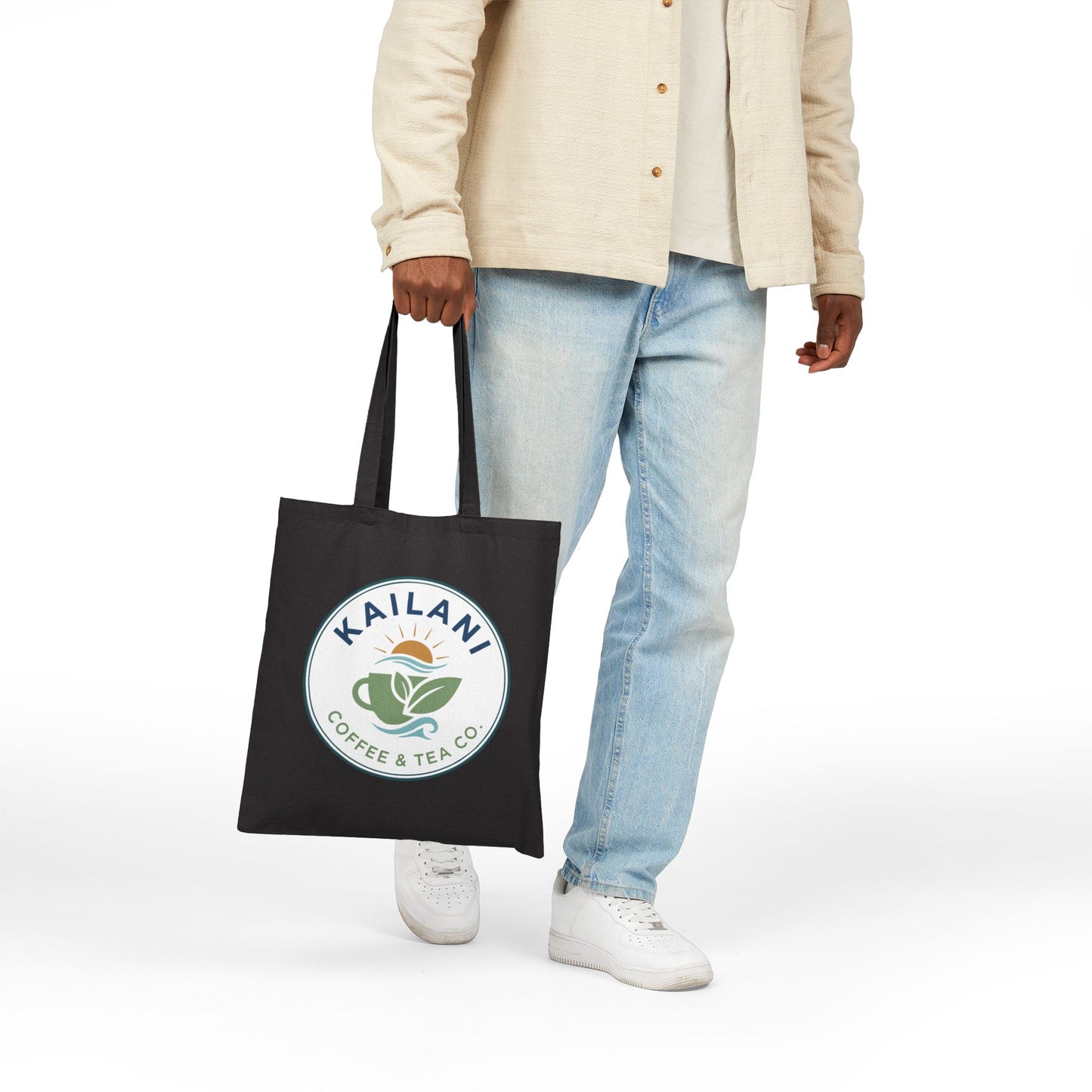 Kailani Adventure Canvas Tote Bag - Coffee Lover's Travel Companion