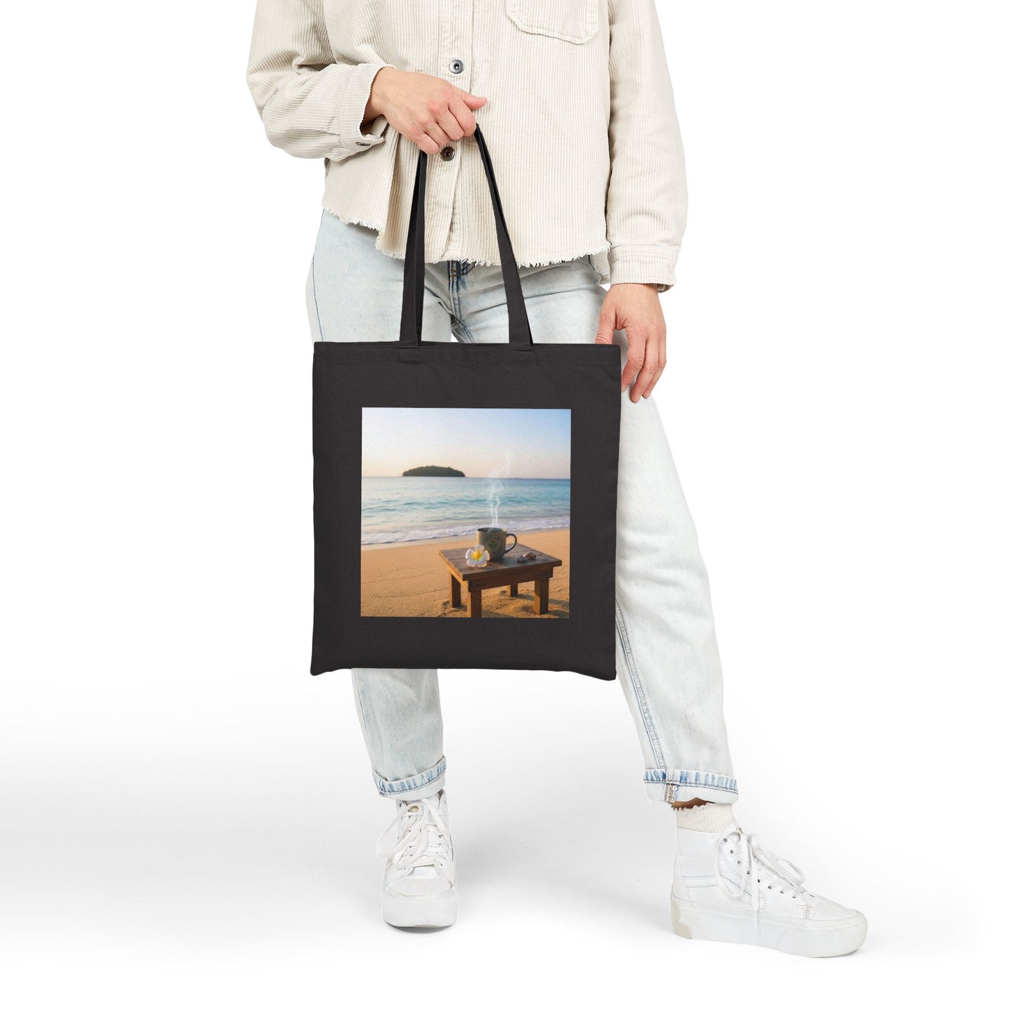Kailani Adventure Canvas Tote Bag - Coffee Lover's Travel Companion