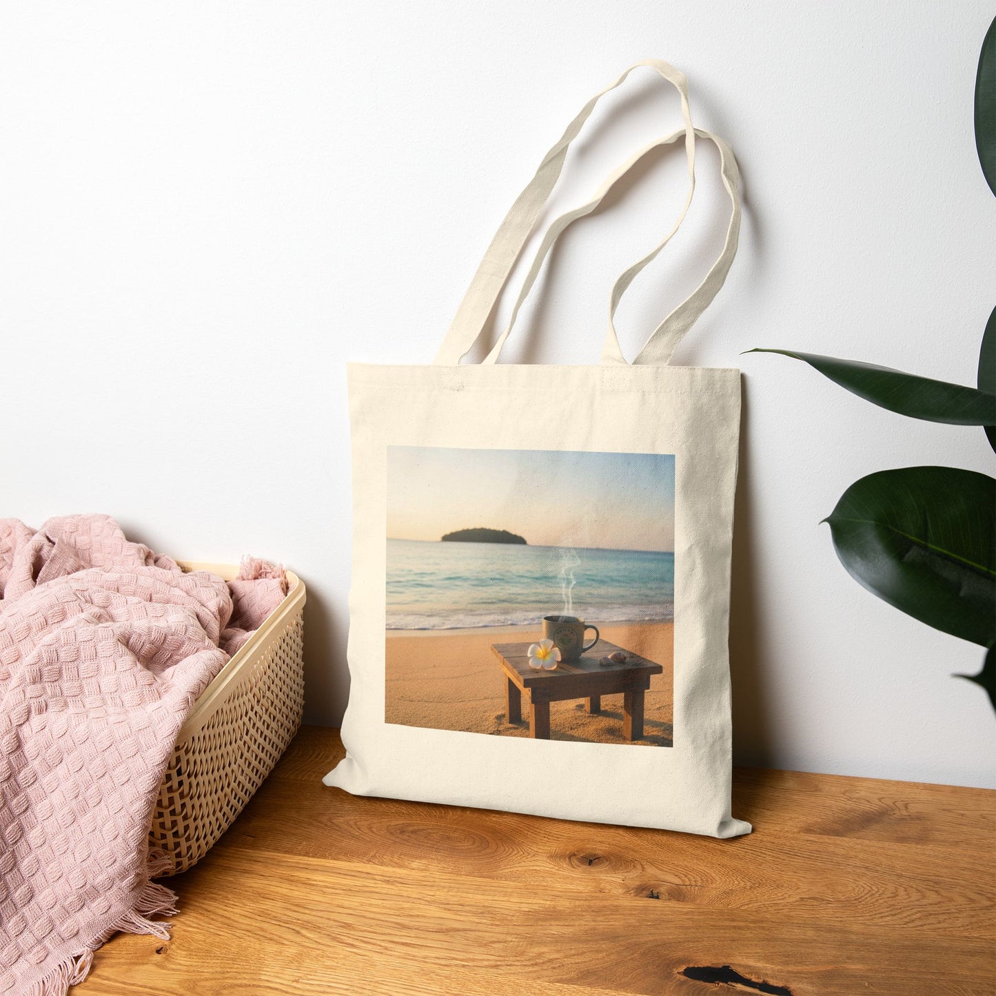 Kailani Adventure Canvas Tote Bag - Coffee Lover's Travel Companion