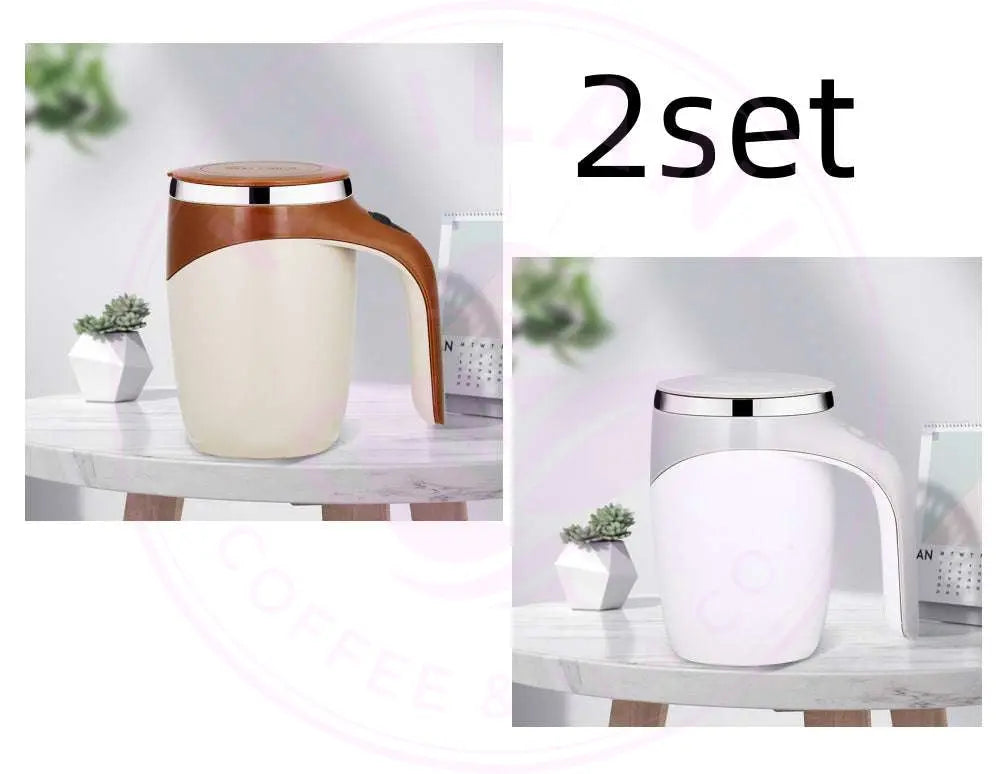 Rechargeable Model Automatic Stirring Cup Coffee Cup High Value Electric Stirring Cup Lazy Milkshake Rotating Magnetic Water Cup Royalessencelux