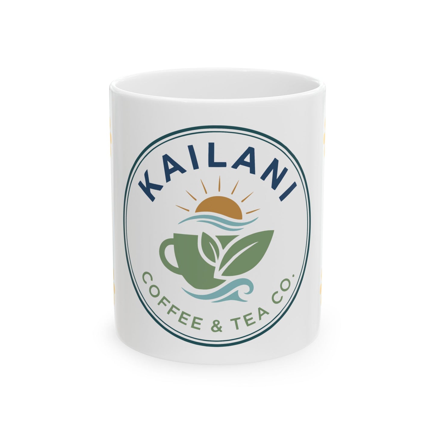Floral Ceramic Coffee Mug - Kailani Coffee & Tea Co.