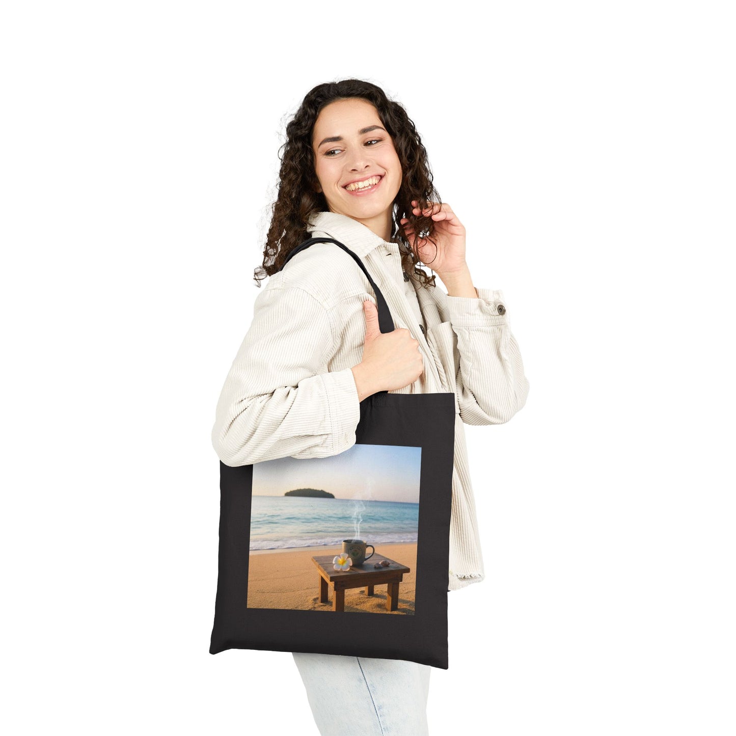 Kailani Adventure Canvas Tote Bag - Coffee Lover's Travel Companion