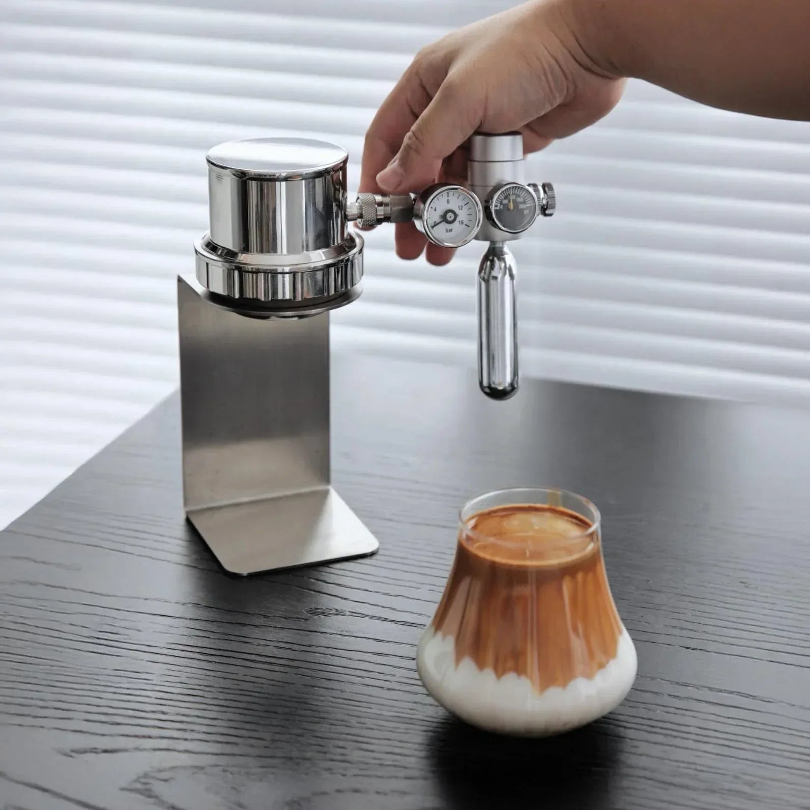Lastaforest Pneumatic Espresso Machine - Pump Up Your Coffee Game! - Kailani Coffee & Tea Co.