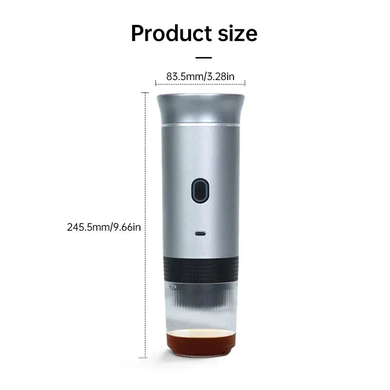 3-in-1 Cordless Portable Coffee Maker - 20Bar Espresso Power - Kailani Coffee & Tea Co.