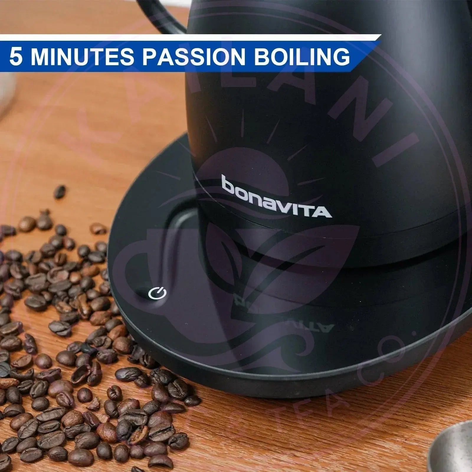 Bonavita Cosmopolitan 1.0L Gooseneck Electric Kettle - Kailani Coffee & Tea Co.