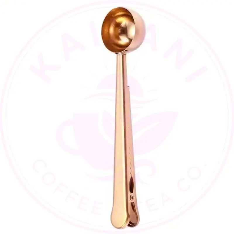 2-in-1 Stainless Steel Coffee Spoon and Sealing Clip