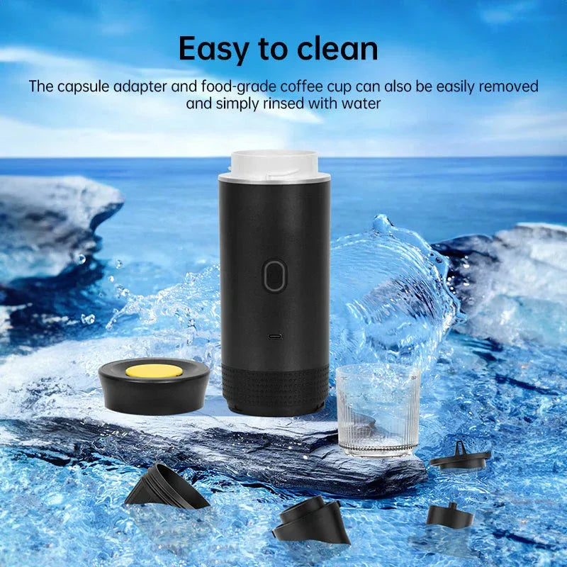 3-in-1 Cordless Portable Coffee Maker - 20Bar Espresso Power - Kailani Coffee & Tea Co.