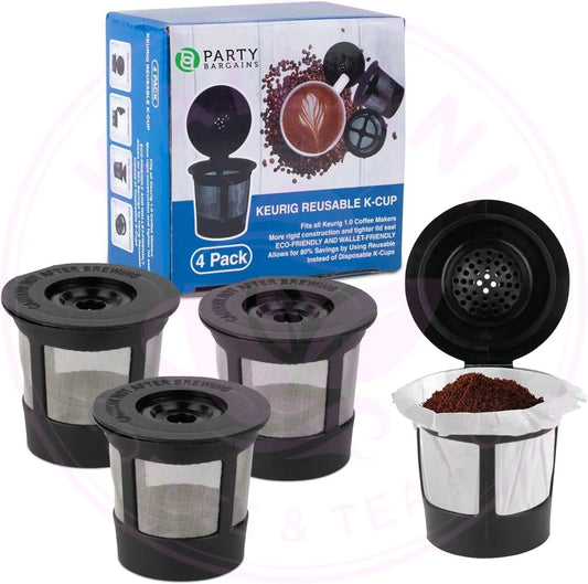 Upgrade Your Brew with Party Bargains Reusable Coffee Cups for 1.0 Brewers Elevate Marketplace