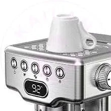 Geek Chef Espresso Machine, 20 Bar Espresso Machine With Milk Frother For Latte, Cappuccino, Macchiato, For Home Espresso Maker, 1.8L Water Tank, Stainless Steel, Ban On Amazon Royalessencelux