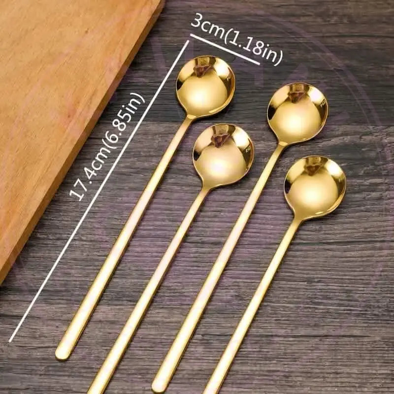 4-Piece: 6.85'' Coffee Espresso Spoons