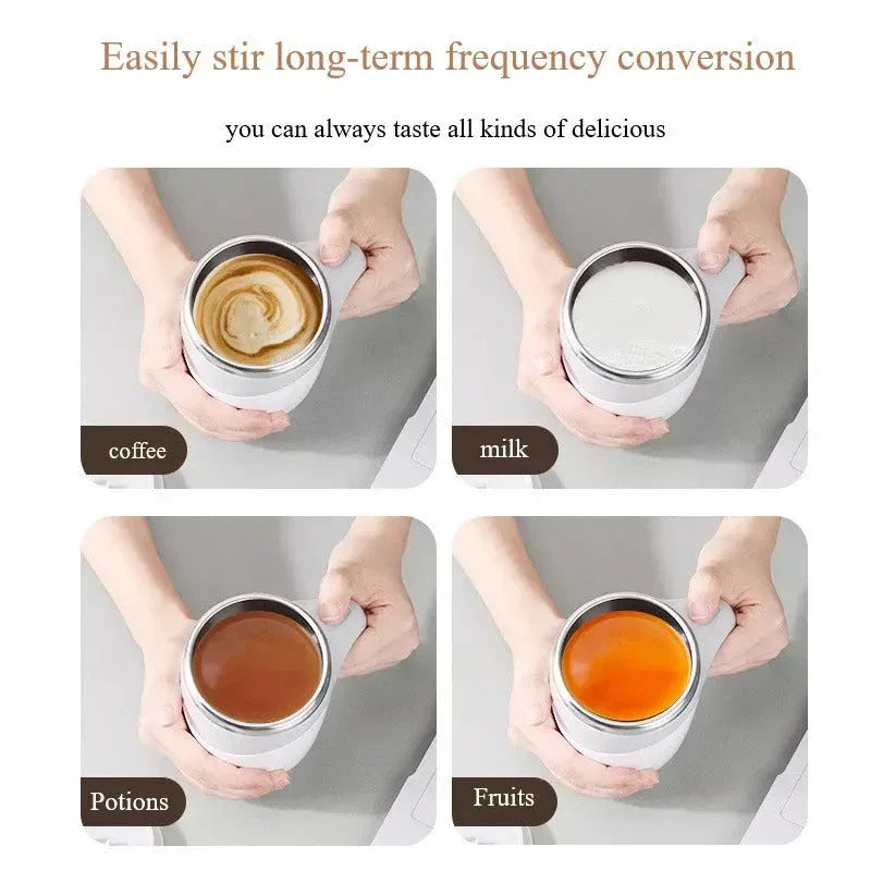 Self-Stirring Coffee Mug - Rechargeable Electric Mixing Cup - Kailani Coffee & Tea Co.