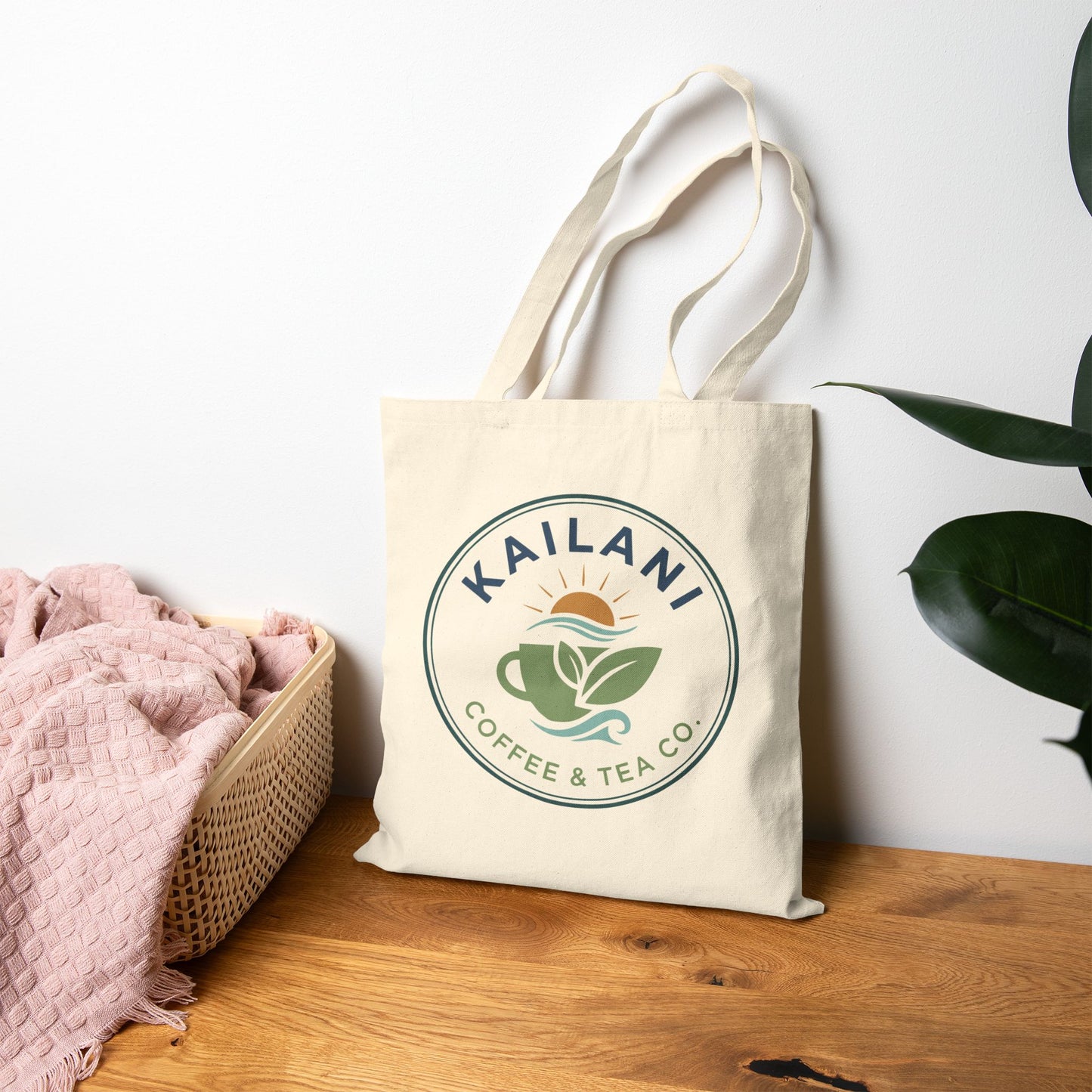 Kailani Adventure Canvas Tote Bag - Coffee Lover's Travel Companion