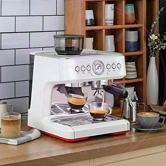 Household Small Semi-automatic Coffee Machine Royalessencelux