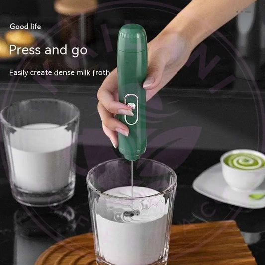 Milk Frother Egg Beater Coffee Frother Household Electric Milk Stirring Battery Handheld Blender Royalessencelux