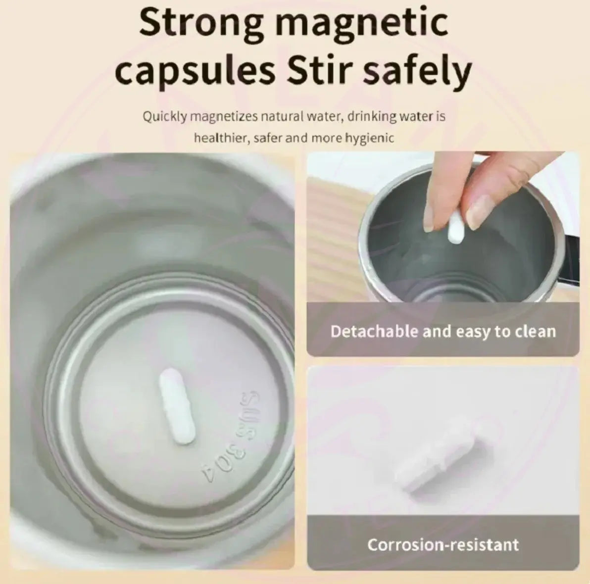 Automatic Self-Stirring Coffee Mug