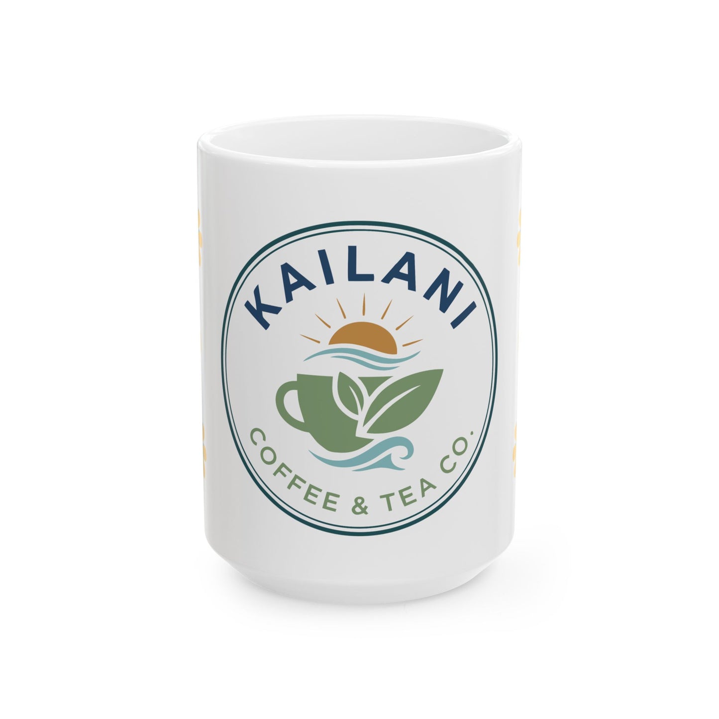 Floral Ceramic Coffee Mug - Kailani Coffee & Tea Co.