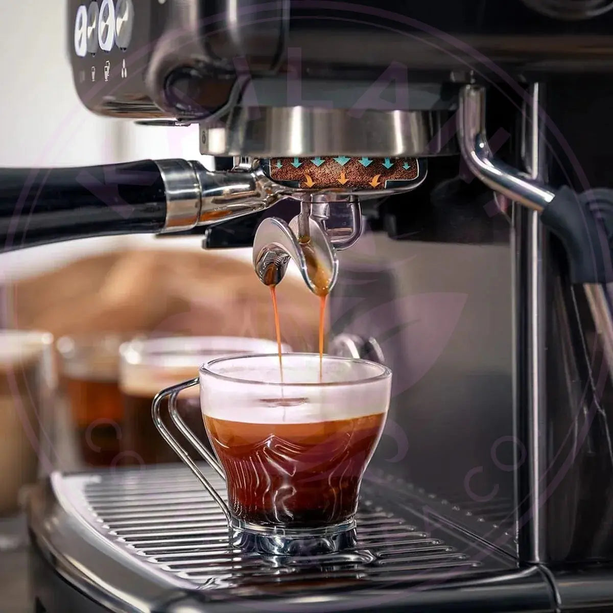 Cecotec Espresso Machine Power Espresso 20 Barista 20bar 2200W grinder steamer Cecotec