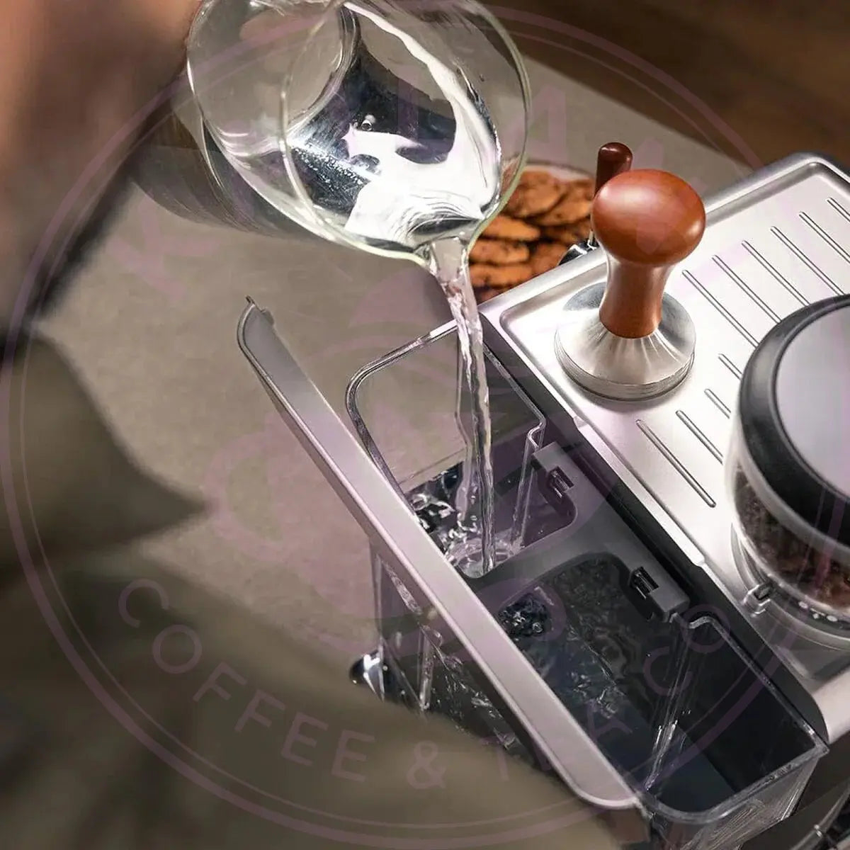 Cecotec Espresso Machine Power Espresso 20 Barista 20bar 2200W grinder steamer Cecotec