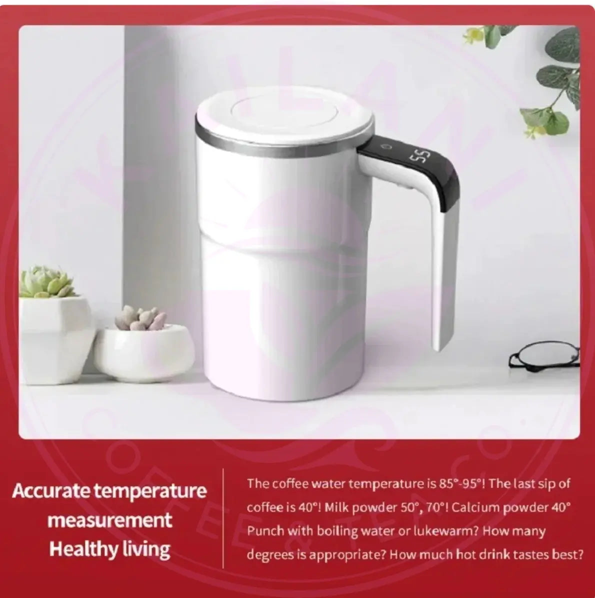 Automatic Self-Stirring Coffee Mug