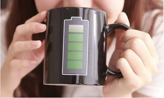 Color Changing Coffee Mug with Battery Level Display - Kailani Coffee & Tea Co.