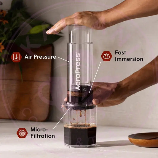 AeroPress Coffee Maker - Clear XL AeroPress