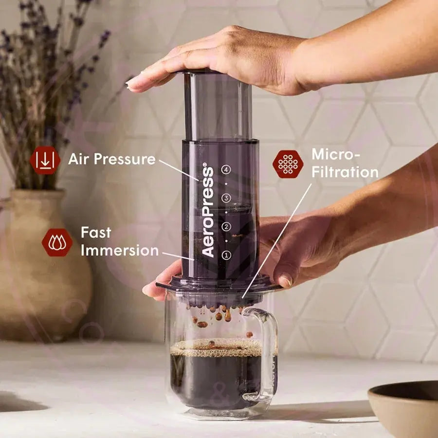 AeroPress Coffee Maker - Clear  & Colors AeroPress