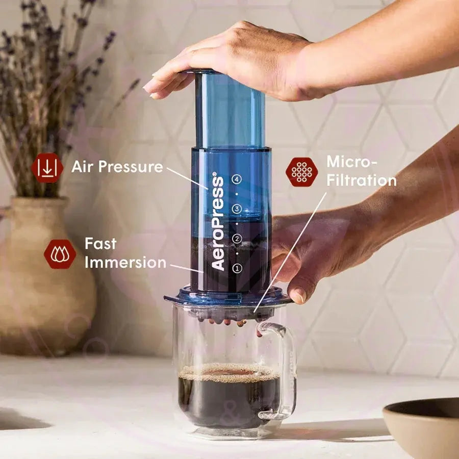 AeroPress Coffee Maker - Clear  & Colors AeroPress