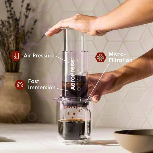 AeroPress Coffee Maker - Clear  & Colors AeroPress