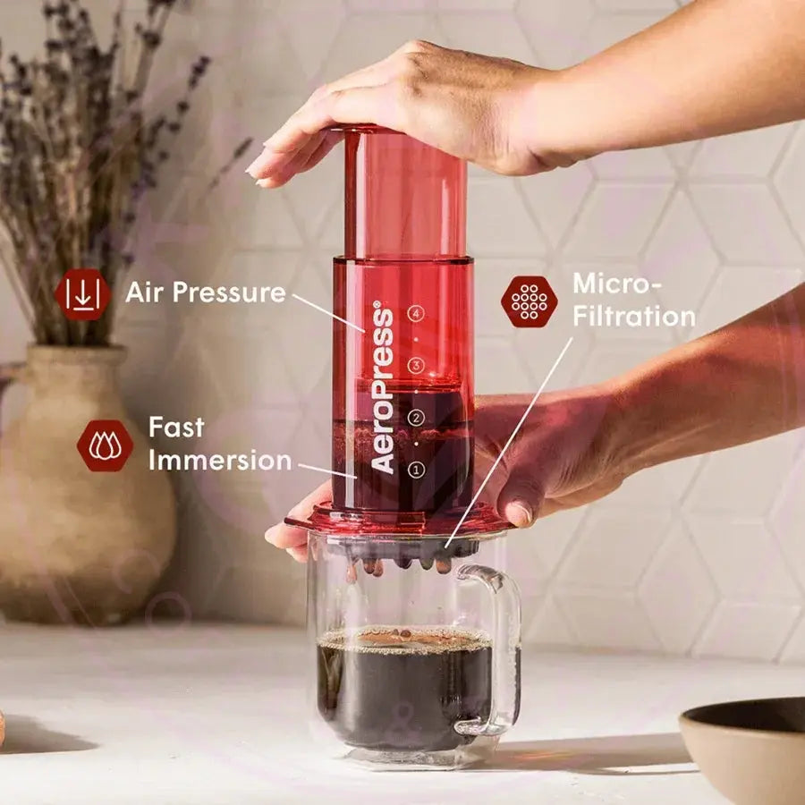 AeroPress Coffee Maker - Clear  & Colors AeroPress