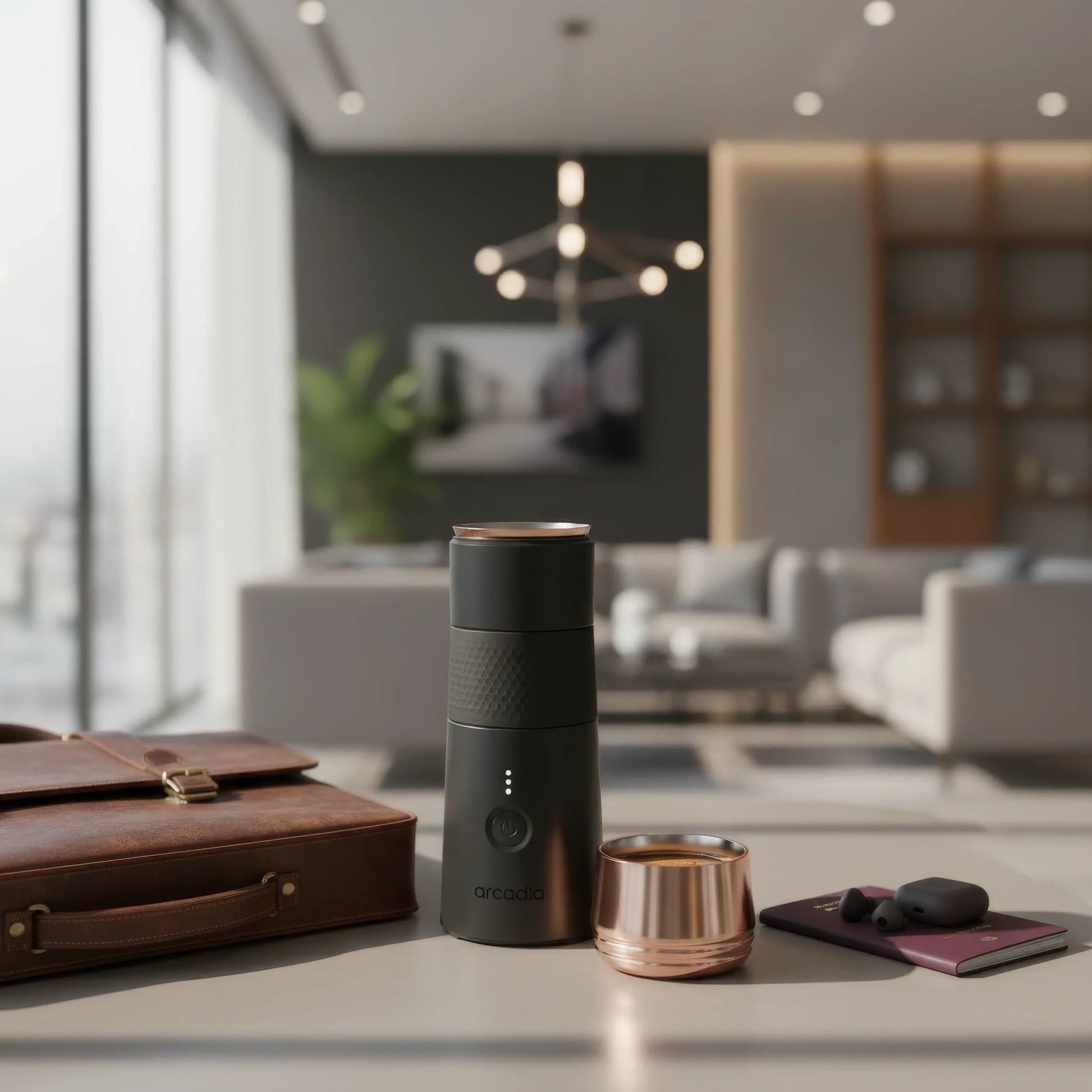 Arcadia Go Portable Turkish Coffee Maker - Black - Kailani Coffee & Tea Co.