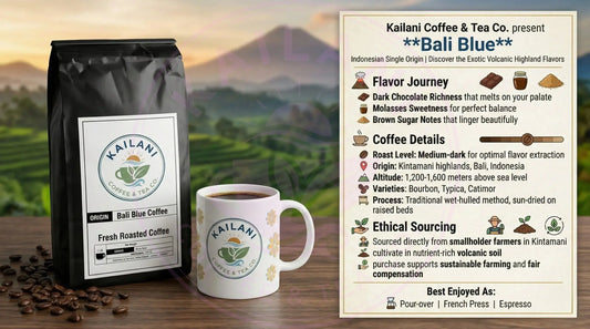 Bali Blue Coffee - Indonesian Single Origin - Kailani Coffee & Tea Co.